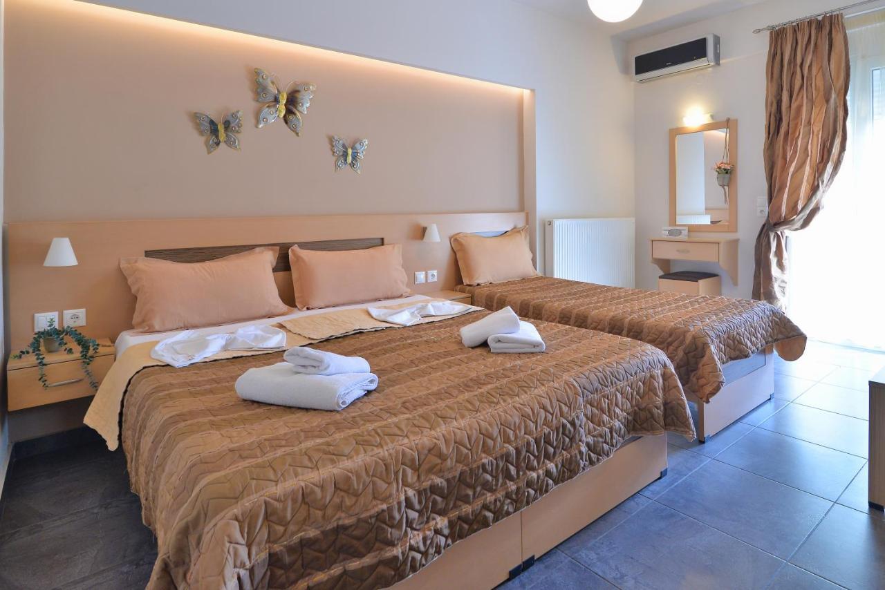 Aigli Rooms Leptokaryá Luaran gambar